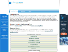 Tablet Screenshot of consultingbench.com